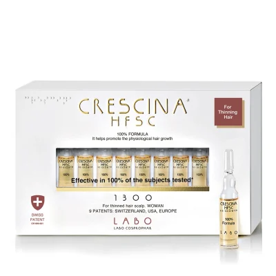 Лосьон для стимуляции роста волос для женщин 1300 Crescina HFSC Transdermic Woman, 20 ампул