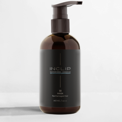 Маска для реконструкции поврежденных волос с кератином Inclip №18, 250 мл