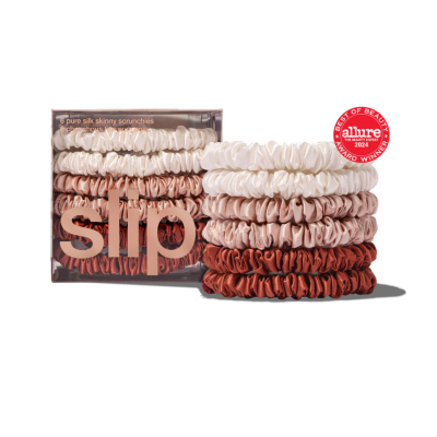 Резинки для волос Slip Rose Star Skinny Scrunchies, 6 шт