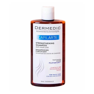 Шампунь укрепляющий, приостанавливающий выпадение волос Dermedic CAPILARTE, 300мл