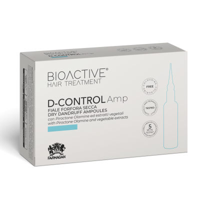 Лосьон против сухой перхоти в ампулах FARMAGAN BIOACTIVE TREATMENT DRY DANDRUFF, 10×7,5мл
